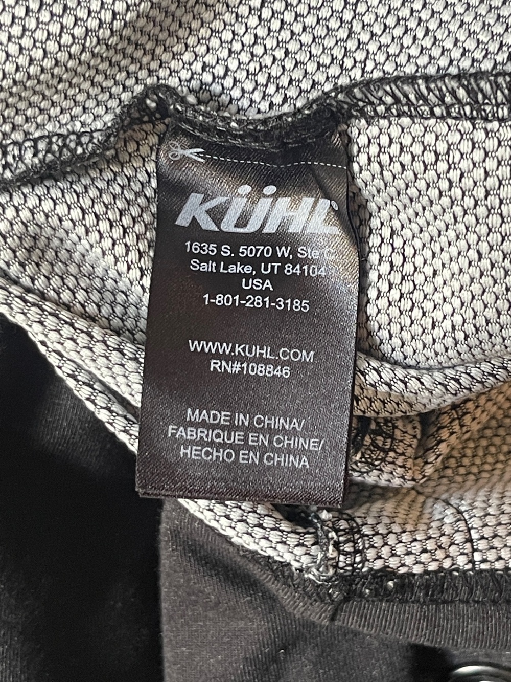 KUHL Krush Long Sleeve Jacket Dark Grey Snap Button Lightweight Silver Zip Sz XS - Picture 9 of 15